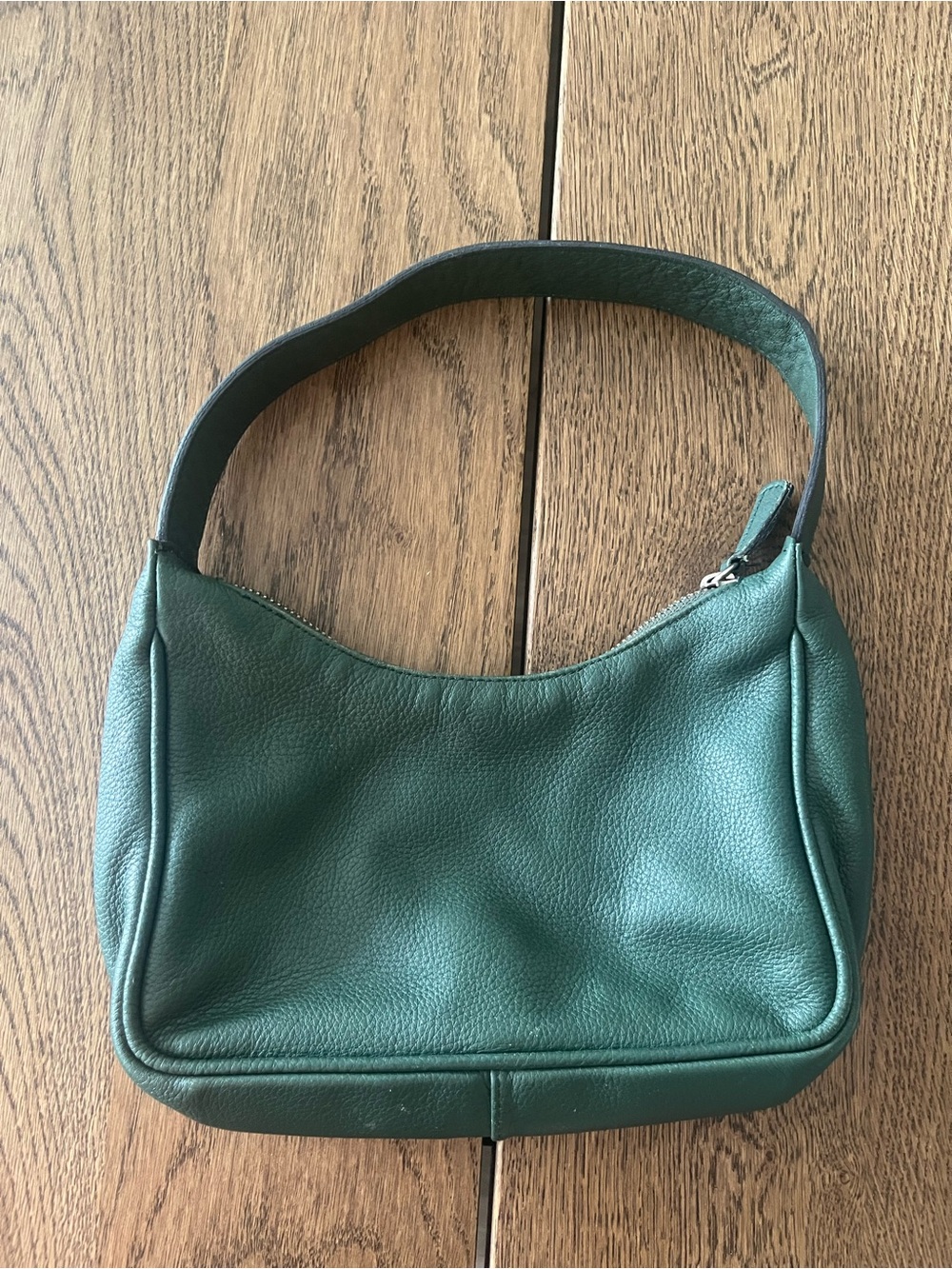 L’intervalle Green Leather Shoulder Bag - Picture 5 of 9